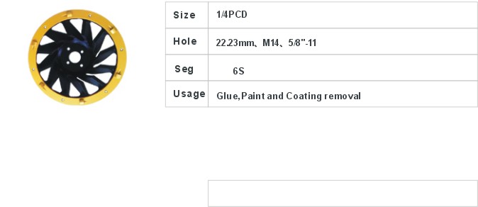 JD6-2-9 PCD Cup Wheel
