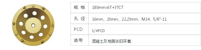 JD6-2-7-PCD磨轮