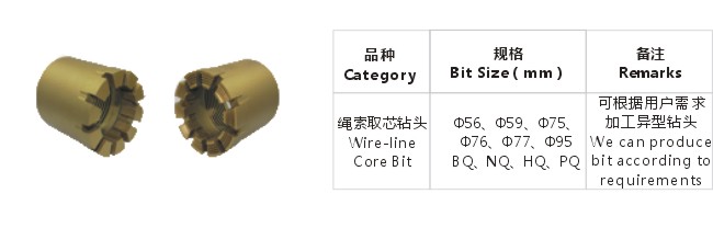 绳索取芯钻头