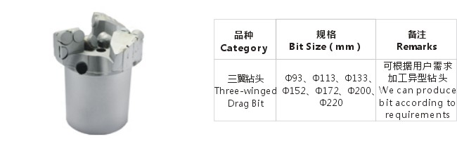 三翼钻头