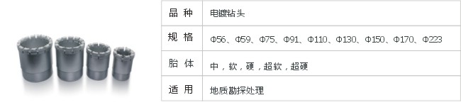 JD13-1-1电镀钻头