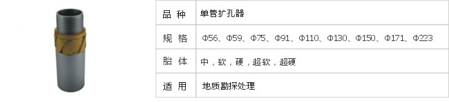 JD13-1-4-1单管扩孔器