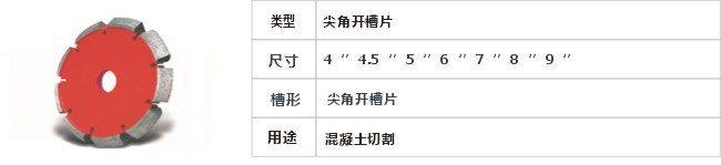 JD8-3-1尖角开槽片