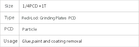 JD6-1-39 PCD Grinding Plates