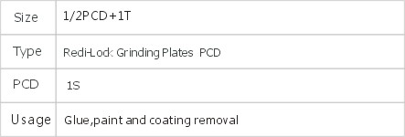 JD6-1-36 PCD Grinding Plates