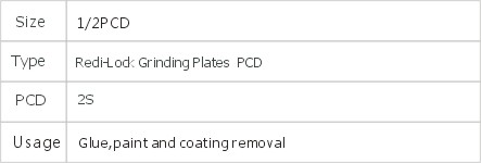 JD6-1-31 PCD Grinding Plates