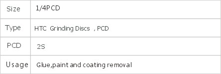 JD6-1-9 PCD Grinding Plates