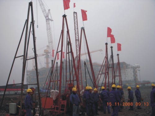 中海油青岛基地三号滑道出口工程