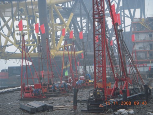 中海油青岛基地三号滑道出口工程