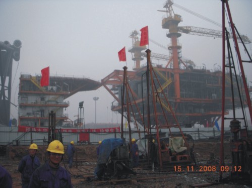 中海油青岛基地三号滑道出口工程