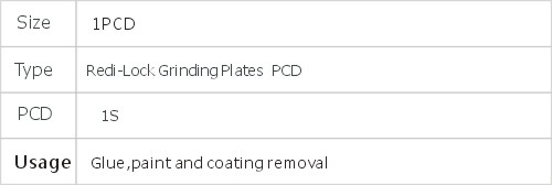 JD6-1-31-1 PCD Grinding Plates