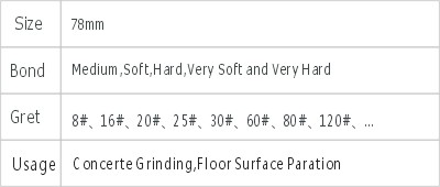 JD4-1-13 Metal Bond Grinding Disc